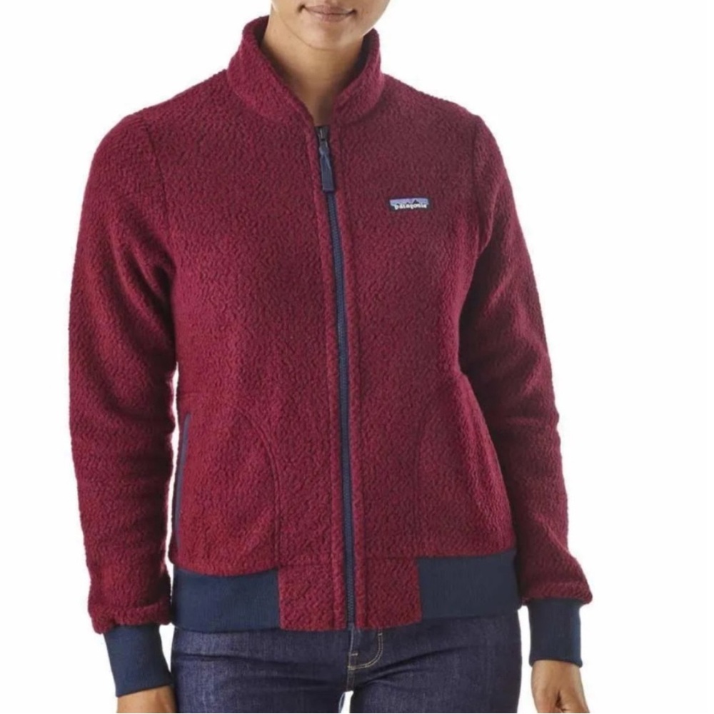 PATAGONIA W's Woolyester Fleece Jacket in Oxide Red - XS